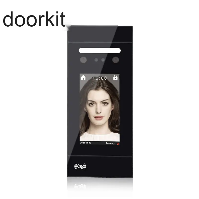 Waterproof Metal Body Aluminum Shell Time Attendance Machine Access Control With Fingerprint Card Facial Recognition For Sale